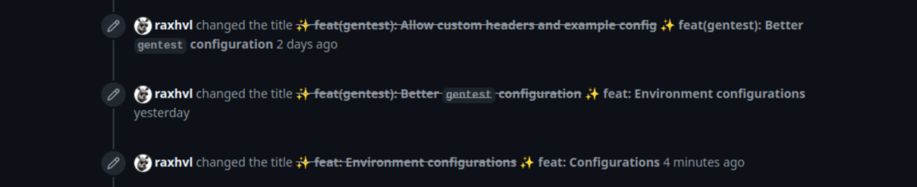 Gentest configuration manager